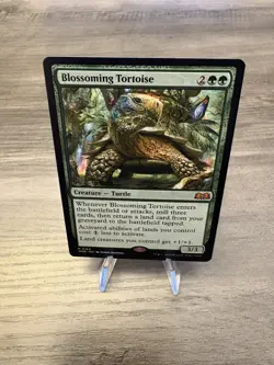 Magic the Gathering MTG Blossoming Tortoise Near Mint - Image 1