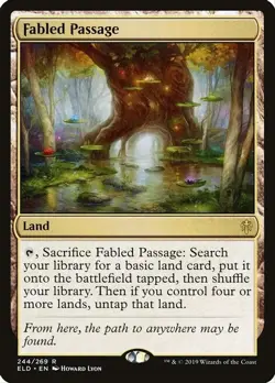 FABLED PASSAGE 244 Throne of Eldraine MTG Magic NM - Image 1