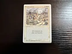 Wrath of God X 1 Magic the Gathering mtg played condition - Image 1