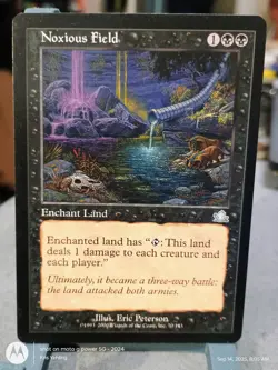 Magic The Gathering Noxious Field Prophecy #70/143 Uncommon NM - Image 1
