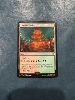 NM Fire-Lit Thicket, MTG, Final Fantasy Commander, Magic the Gathering, 392 - Image 1