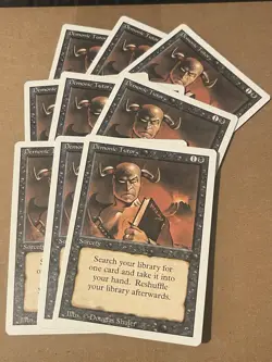 Magic The Gathering MTG Demonic Tutor Revised Mint Unplayed - Image 1