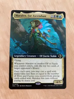 Maralen, Fae Ascendant (Extended Art) Lorwyn Eclipsed Reg ECL #0376 MTG Magic - Image 1