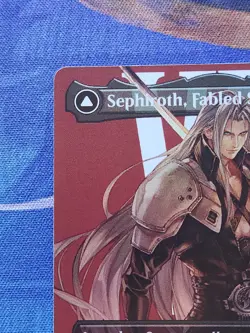 MTG Final Fantasy - Sephiroth, Fabled SOLDIER / One-Winged Angel Borderless FOIL - Image 3