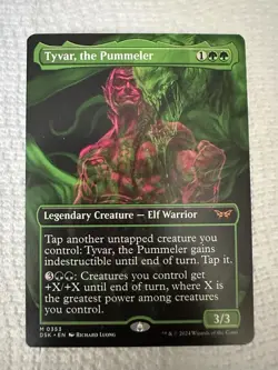 MTG Tyvar, the Pummeler (Showcase) [Duskmourn: House of Horror] Near Mint​ - Image 1