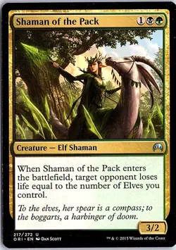 Shaman of the Pack U Magic Origins 217 LP Magic - Image 1