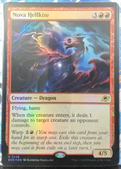 Nova Hellkite 0148 Foil Edge of Eternities NM - Image 1