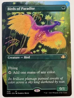 MTG Birds Of Paradise Borderless Dominaria Remastered NM - Image 1