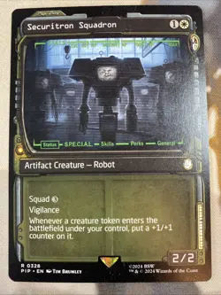 Securitron Squadron (Showcase) - Universes Beyond: Fallout (PIP) NM - Image 1