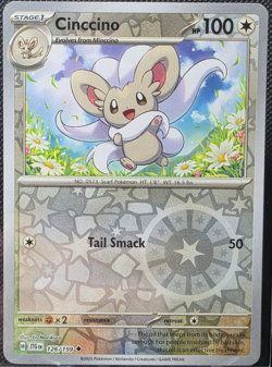 Cinccino 126/159 Reverse Holo Journey Together JTG NM/M Pokemon TCG - Image 1