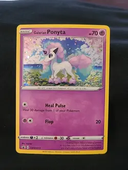 Pokemon TCG Galarian Ponyta SWSH013 - Promo - Image 1
