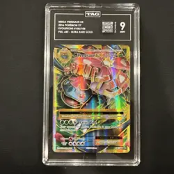 2016 Mega Venusaur EX - XY Evolutions 100/108 Full Art Ultra Rare Pokemon TAG 10 - Image 1