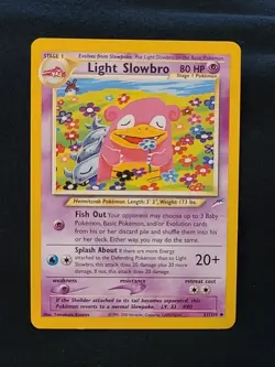 Pokemon TCG Light Slowbro Neo Destiny Set 51/105 Uncommon - Image 1