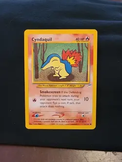 Pokemon TCG Cyndaquil 61/105 Unlimited Neo Destiny - Image 1
