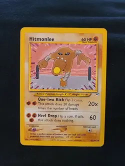 Pokemon TCG Hitmonlee 42/105 Neo Destiny Regular - Image 1