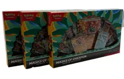Lot of (3) Pokemon TCG Mask Of Ogerpon Premium Collecion Boxes Sealed - Image 1