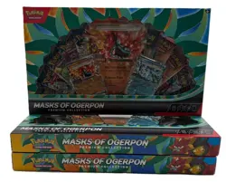 Lot of (3) Pokemon TCG Mask Of Ogerpon Premium Collecion Boxes Sealed - Image 2