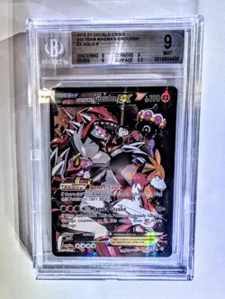 Pokemon Team Magma's Groudon EX Double Crisis Full Art #15 BGS 9 Mint - Image 1