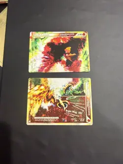 Pokemon Ho-Oh LEGEND(Both Halves) Heartgold & Soulsilver Holo (HGSS) 111+112/123 - Image 1