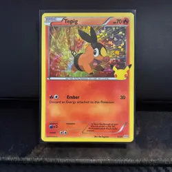 Tepig 13/25 Holo - 25th Anniversary McDonald's - Near Mint - Pokemon - Image 1