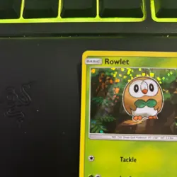 Rowlet Holo Rare 7/25 McDonalds 25th Anniversary Pokemon SWSH Promo NM 2021 - Image 3