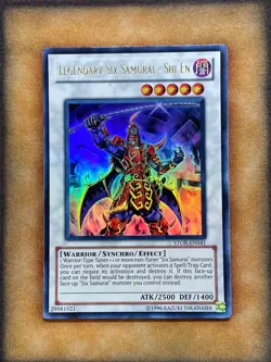 Yugioh Legendary Six Samurai - Shi En STOR-EN041 Ultra Rare NM - Image 1