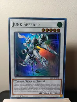 YuGiOh! - Junk Speeder - 1st Edition Super Rare RA01-EN032 NM - Image 1
