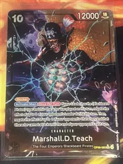Marshall D Teach Alternate Art OP09-093 Emperors in the New World One piece CCG - Image 1