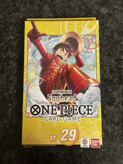One Piece TCG Egghead Starter Deck ST-29 (SEALED) - Bandai - English - Luffy - Image 1
