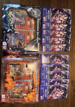 One Piece Collection Box Vol 5 & 6 Plus 10 Sleeved Booster Packs OP14-EB04 TCG - Image 1