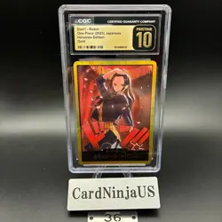 CGC PRISTINE 10 ONE PIECE JPN HEROINES ED GOLD DON!! ROBIN 36 US SHIP - Image 1