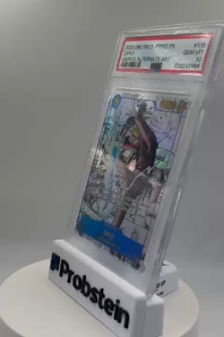 2025 One Piece PRB02 EN Manga Alternate Art #119 Sanji PSA 10 GEM MINT - Image 2