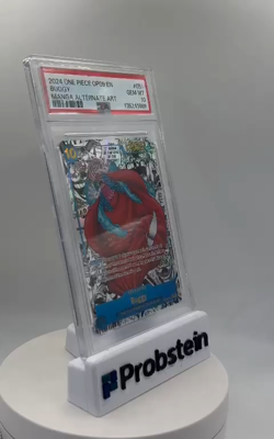 2024 One Piece OP09 EN Manga Alternate Art #051 Buggy PSA 10 GEM MINT - Image 2