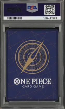 2025 One Piece OP12 English 3rd Anniversary Silver #093 Marshall D. Teach PSA 10 - Image 3