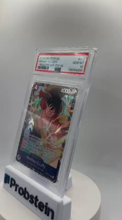 2025 One Piece EN Treasure Cup Top 64 #015 Monkey D. Luffy PSA 10 POP 15 - Image 2