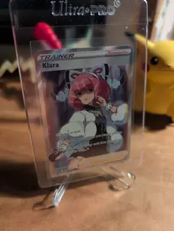 Klara Full Art Trainer Swsh302 Black Star Promo. Near Mint-Mint+Card. - Image 1
