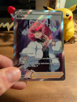 Klara Full Art Trainer Swsh302 Black Star Promo. Near Mint-Mint+Card. - Image 4