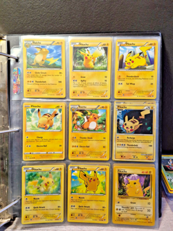 Pikachu & Raichu 9-Card Lot w/ 2010 HGSS03 Black Star Promo Pokemon TCG WOTC 2 - Image 1