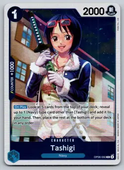 Tashigi OP06-050 One Piece FOIL Card - Image 1