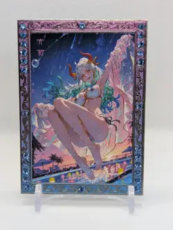One Piece CCG Yamato Sunset Pool Dive Metal Waifu Card! - Image 1