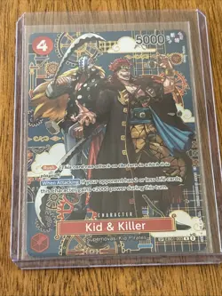 One Piece Card Game TCG Kid and Killer EB01-003 Alternate Art - Image 1