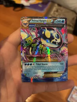 Pokemon TCG Primal Kyogre EX Ultra Rare Card Primal Clash 55/160 - Image 1