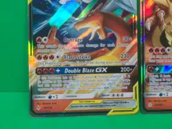 Pokemon Tag Team GX'S Card Lot Of 2 Reshiram & Charizard, Charizard & Braixen NM - Image 4