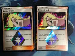 Pokemon - Lusamine 182/214 - Lost Thunder - Prism Star Holo Card - Image 2