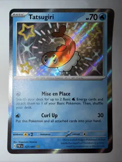 Pokemon TCG Paldean Fates Baby Shiny Rare Tatsugiri Card 127/091 NM Condition - Image 2