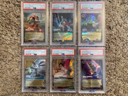 PSA 10 DISNEY LORCANA 6 PROMO CARD COLLECTION SET D23 EXPO 2024 EXCLUSIVE FOIL - Image 1