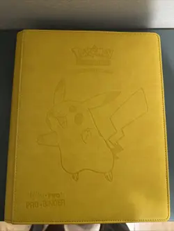 Ultra Pro Pikachu Pro-Binder 9 with A Hundred + Pokemon Cards All Excellent - Image 1