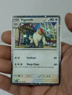 Vigoroth 161/193 Paldea Evolved Cosmos Holo Rare Pokemon Card NM - Image 1