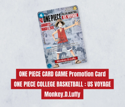 One Piece Monkey.D.Luffy US College Basketball Promo Card "Ship After Event"" - Image 1