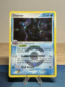 Cloyster 20/112 Reverse Holo Rare Stamped Era EX Fire Red 2004 Pokemon Card LP - Image 1